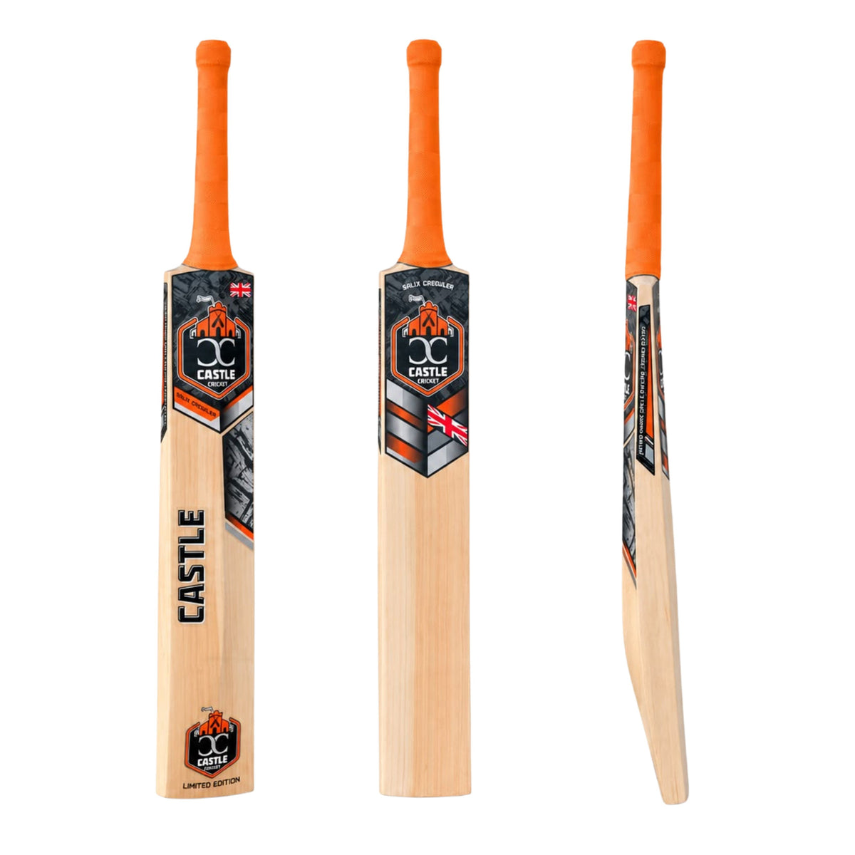 Castle Orange Limited Edition Cricket Bat