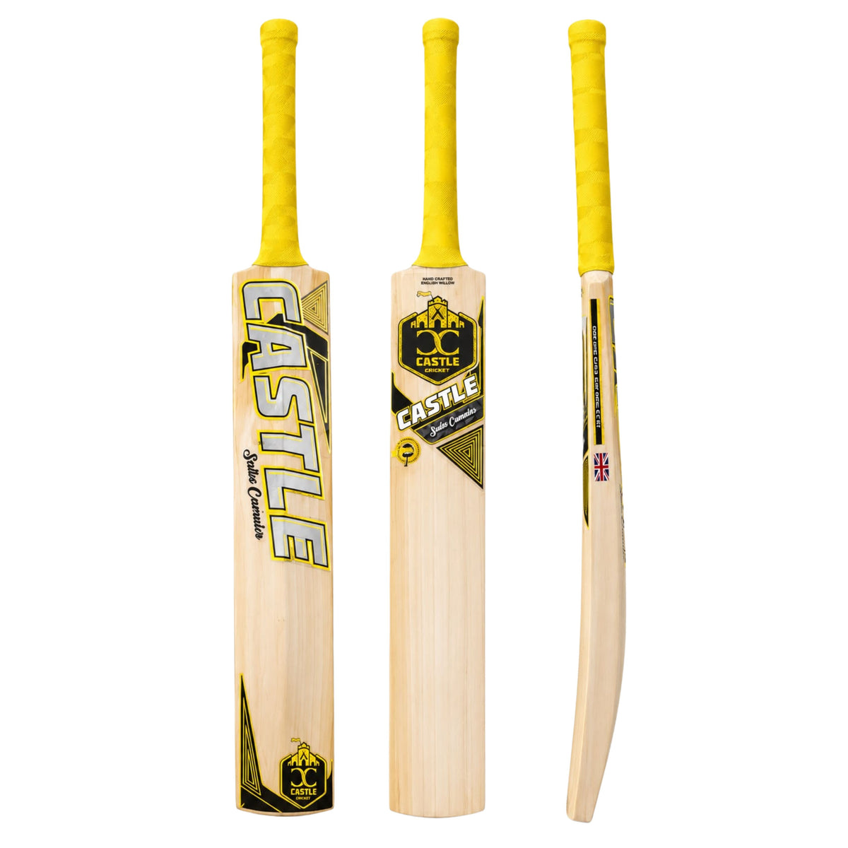 Castle Yellow Black Cricket Bat